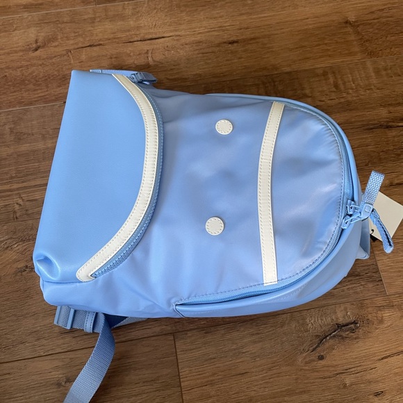 TORI BURCH-NWT Blue Nylon Medium Backpack main image 15